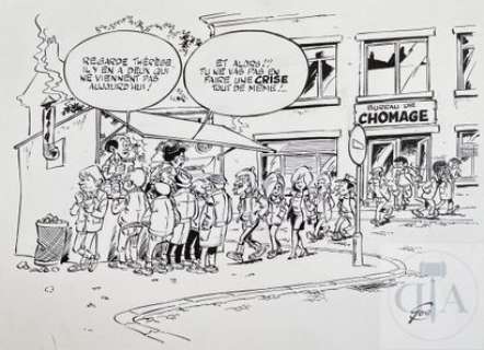 Gos/Dessin original humoristique qui n’as pas pris une… | Dagoty