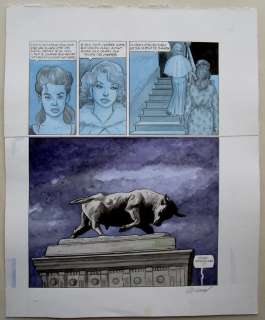 Renaud, Denauw - Originele pagina in kleur (p.42) - Inkt en bloed | Catawiki