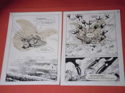 La Compagnia della Forca #18 - Magnus - 2x original pages - Page volante - EO - (1978) | Catawiki