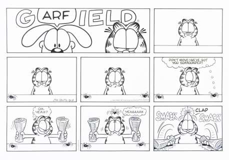 Davis, Jim (Né En... | DAVIS, JIM (Né en 1945) Gardfield, Sunday strip du... | Coutau Bégarie