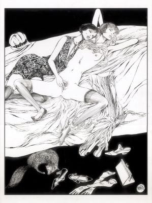 Guido Crepax | Histoire d’O | Galerie Laqua