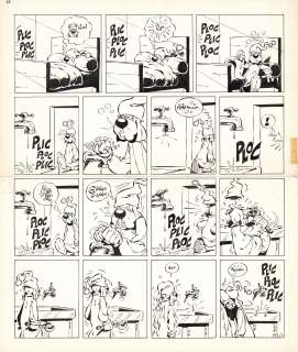 Gotlib Marcel (1934-2016) Gai-Luron Encre... | GOTLIB Marcel (1934-2016) Gai-Luron Encre de Chine... | Tessier Sarrou