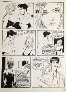 Dylan Dog - Corrado Roi - original page - Page volante | Catawiki