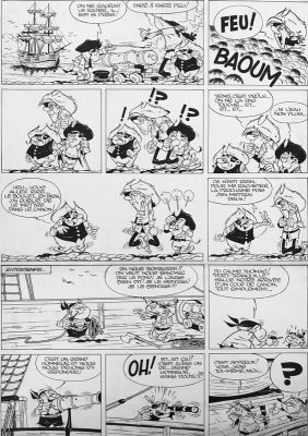 Marcel Remacle | 1958 - le Vieux Nick et Barbe-Noire : Le Vaisseau du Diable | 2DGalleries