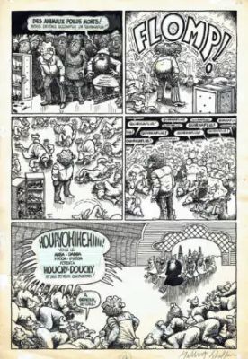 Gilbert Shelton | The Freak Brothers – Fat Freddy – The sacred sands of Pootweet | La Galerie de la Bande Dessinée