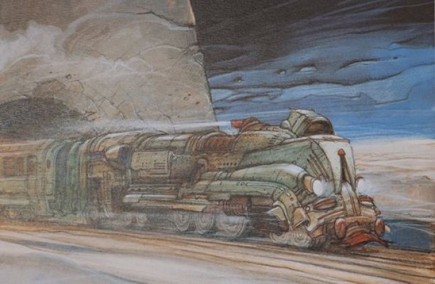 Enki Bilal Le Train EX LIBRIS 1993 Limited Numbered Edition Print | eBay US (Buy It Now)