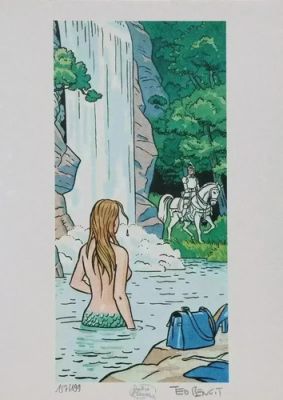 Ted BENOIT EX LIBRIS Signiert Mit Bleistift Meerjungfrau und Ritter 2002 199 Ex | eBay Europe (Buy It Now)