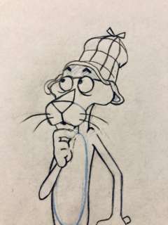 Pink Panther - ORIGINAL ANIMATION DRAWING - EP : Â«Â SHERLOCK PINKÂ Â» - EO - (1976) | Catawiki