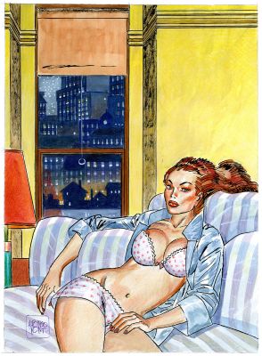 Alfonso Font | Pin-up Ilustraciones (AF579-21×29) | Alfonso Font
