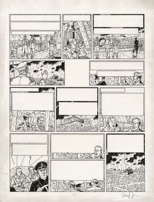 Van Dongen | Blake et Mortimer T. 31 La menace Atlante | Galerie Champaka