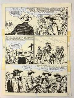 Tex n. 185 - tavola originale "Arrestate Tex Willer" - (1976) | Catawiki