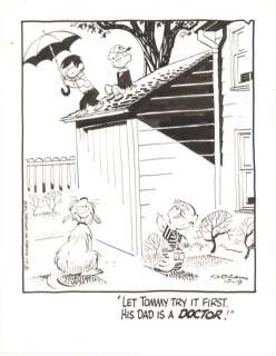 47: Ketcham Dennis the Menace 1972 original comic art | Russ Cochran