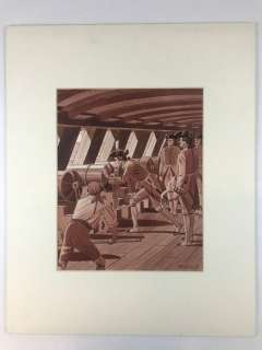 Carlo Nicco - Illustrazione originale | La Guerra nei Mari - Page volante | Catawiki