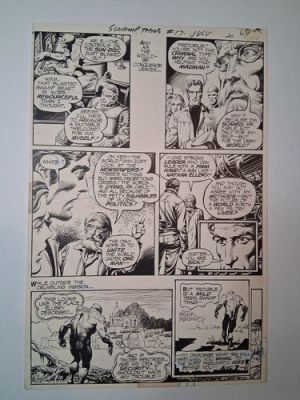 Swamp Thing #17, page #12 original comic art, Nestor Redondo 1975