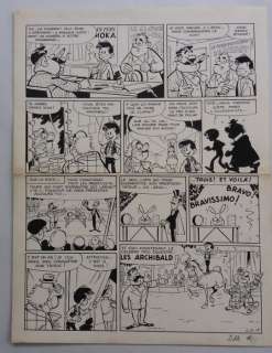 Aidans, Édouard - Originele pagina - Bob Binn 2 - De miljoenendans - (1961) | Catawiki