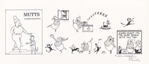 PATRICK MCDONNELL (1956-) "Mutts." | Swann Galleries