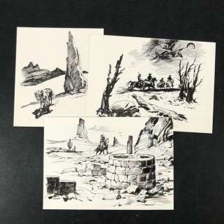 Tex - 3x Illustrazioni originali - Page volante | Catawiki