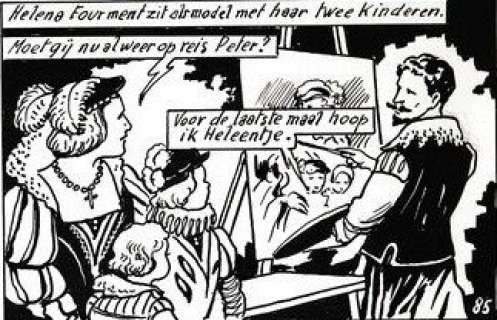 Rubens - Kunstenaar en diplomaat - Originele pagina - stroken genummerd 85 t/m 88 - (1959/1960) | Catawiki