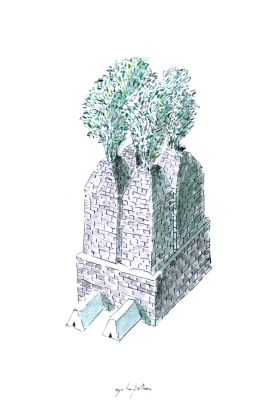 Gazebo "tempio sacro all’alloro" | Nuages