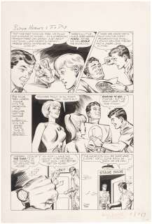 DELL COMICS - SUPER HEROES #1 ORIGINAL ART PAGE BY SAL TRAPANI. | Hake’s