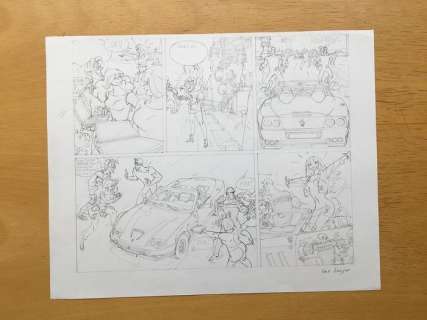 Franka - Schets alternatief voor pag 13 "Kidnap" - (2003) | Catawiki