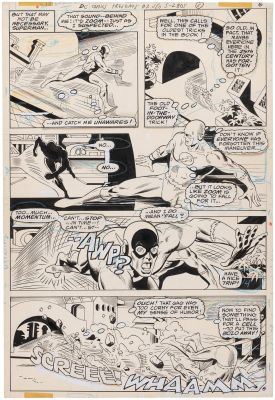 DC COMICS PRESENTS #2 COMIC BOOK PAGE ORIGINAL ART BY JOSÉ LUIS GARCÍA-LOPÉZ (THE FLASH). | Hake’s