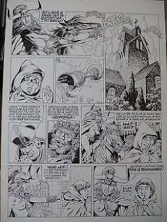 Mitton, Jean-Yves - Originele pagina (p.8) - De Barbaren 4 / Chroniques Barbares T.4 - (1991) | Catawiki