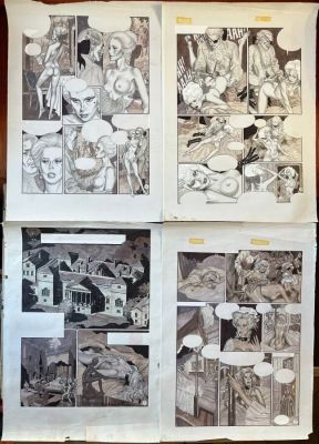 Erich Von Gotha... | Lot 168 - Erich VON GOTHA (né en 1924) Quatre planches originales... | misc / divers