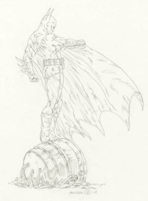 Luis Royo | BATMAN BOCETO ESPALDA 2-C | Laberinto Gris