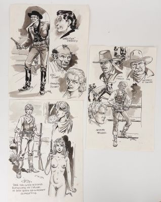 Norma Trois Pages... | NORMA Trois pages de recherches pour des personnages... | Vermot et Associés