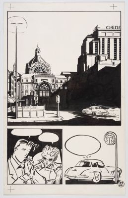 Pjotr Le Retour... | Lot 16 - Pjotr Le Retour de Roxanne - Planche n°22 Encre de... | Tessier Sarrou