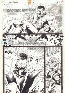 Eddy Newell, Keith Champagne, Sergio Cariello | Black Lightning #12 P.19 - Action - 1996 | Anthony’s Comic Book Art