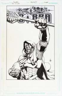 Zach Howard - Cobra #1 Cover-B Variant Original Art (IDW, 2011).