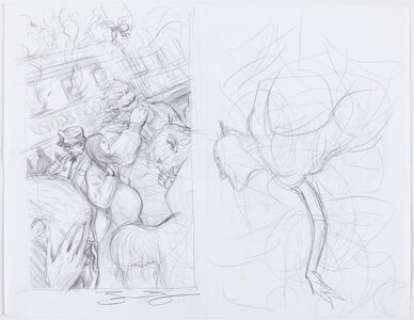 James Jean | Fables #26 Cover Preliminary Batgirl Sketch Original Art (DC, 2004). | Heritage