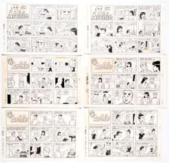 Dan Decarlo | Archie Sunday Comic Strip Original Art Group of 18 (King Features Syndicate, 1986-1993). | Heritage