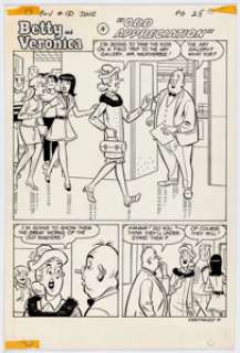 Dan Decarlo And Rudy Lapick | Archie’s Girls Betty and Veronica #150 Complete 6 Page Story Original Art (Archie, 1968). | Heritage