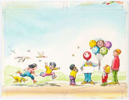 Al Jaffee | Ghastly Jokes Cover Original Art (Grosset & Dunlap, 1976).... | Heritage