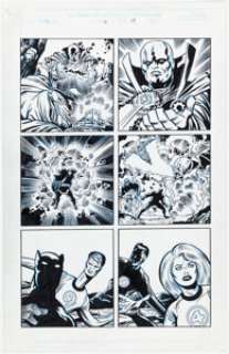 Jorge Lucas And Al Milgrom | Fantastic Four: World’s Greatest Comics Magazine #6 Story Page 18 Original Art (Marvel,... | Heritage