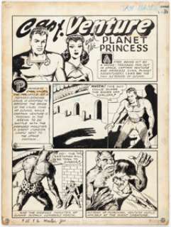 Rafael Astarita - Master Comics #10 Story Page 1 Original Art (Fawcett, 1941)....