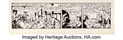 Baker, Matt | Matt Baker Flamingo Daily Comic Strip #87 Original Art dated 5-20-52 (Phoenix Features, 1952).... | Heritage