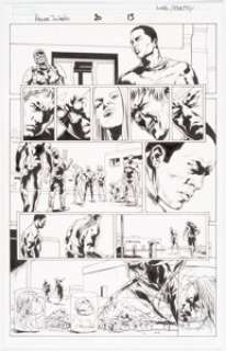 Marvel Artist - Steve Kurth and Andrew Hennessy Avengers: The Initiative #20 Story Page 13 Original Art (Marvel, 2009)....