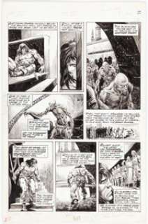 Buscema, John | John Buscema and Sonny Trinidad The Savage Sword of Conan #22 Story Page 27 Original Art (Marvel, 1977).... | Heritage