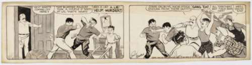 Crane, Roy | Roy Crane Wash Tubbs Daily Comic Strip Original Art dated 10-6-37 (NEA Service, Inc., 1937).... | Heritage