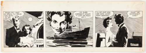 Dutch School | Alfred Mazure Carmen and Co. Daily Comic Strip C326 Original Art (Daily Sketch, c. 1958-1959).... | Heritage