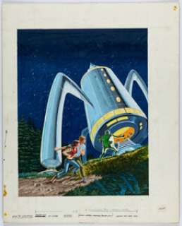 Saaf, Art | Art Saaf UFO & Outer Space #23 Cover Original Art (Gold Key, 1979).... | Heritage