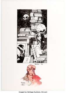 Mignola, Mike | Mike Mignola - Hellboy Illustration Original Art (1996-1997).... | Heritage