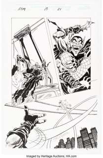 Byrne, John | John Byrne and John Romita Sr. The Amazing Spider-Man #18 Story Page 21 Original Art (Marvel, 2000).... | Heritage