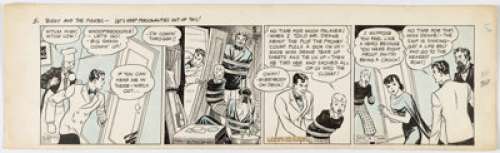 Caniff, Milton | Milton Caniff Terry and the Pirates Daily Comic Strip Original Art dated 3-8-35 (Chicago Tribune-NY News Syndicate... | Heritage