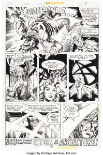 Milgrom, Al | Al Milgrom, Pablo Marcos, and Ricardo Villamonte Dr. Strange #25 Story Page 17 Original Art (Marvel Comics, 1977).... | Heritage