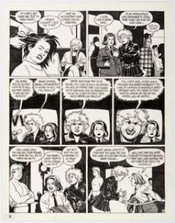 Hernandez, Jaime | Jaime Hernandez Love and Rockets #26 Story Page 6 Maggie and Vicki Glori Original Art (Fantagraphics, 1988).... | Heritage